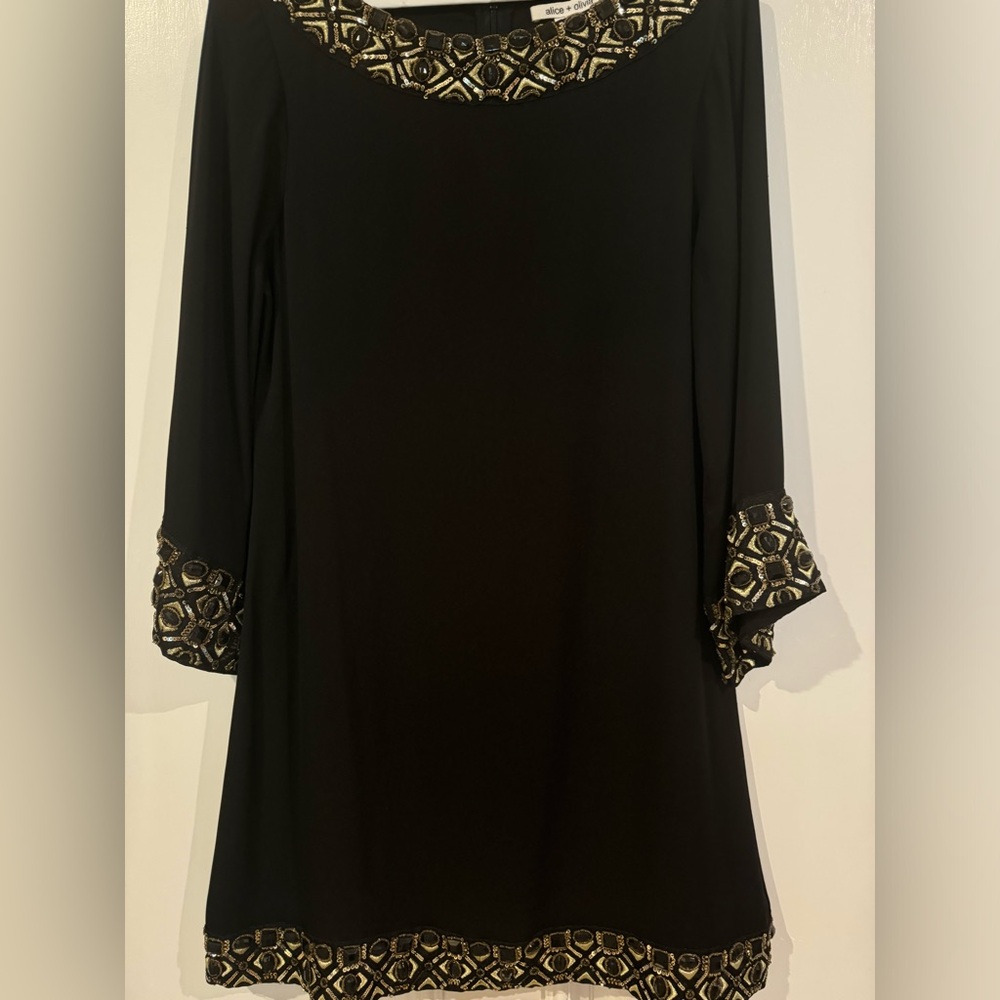 Alice + Olivia Black Dress